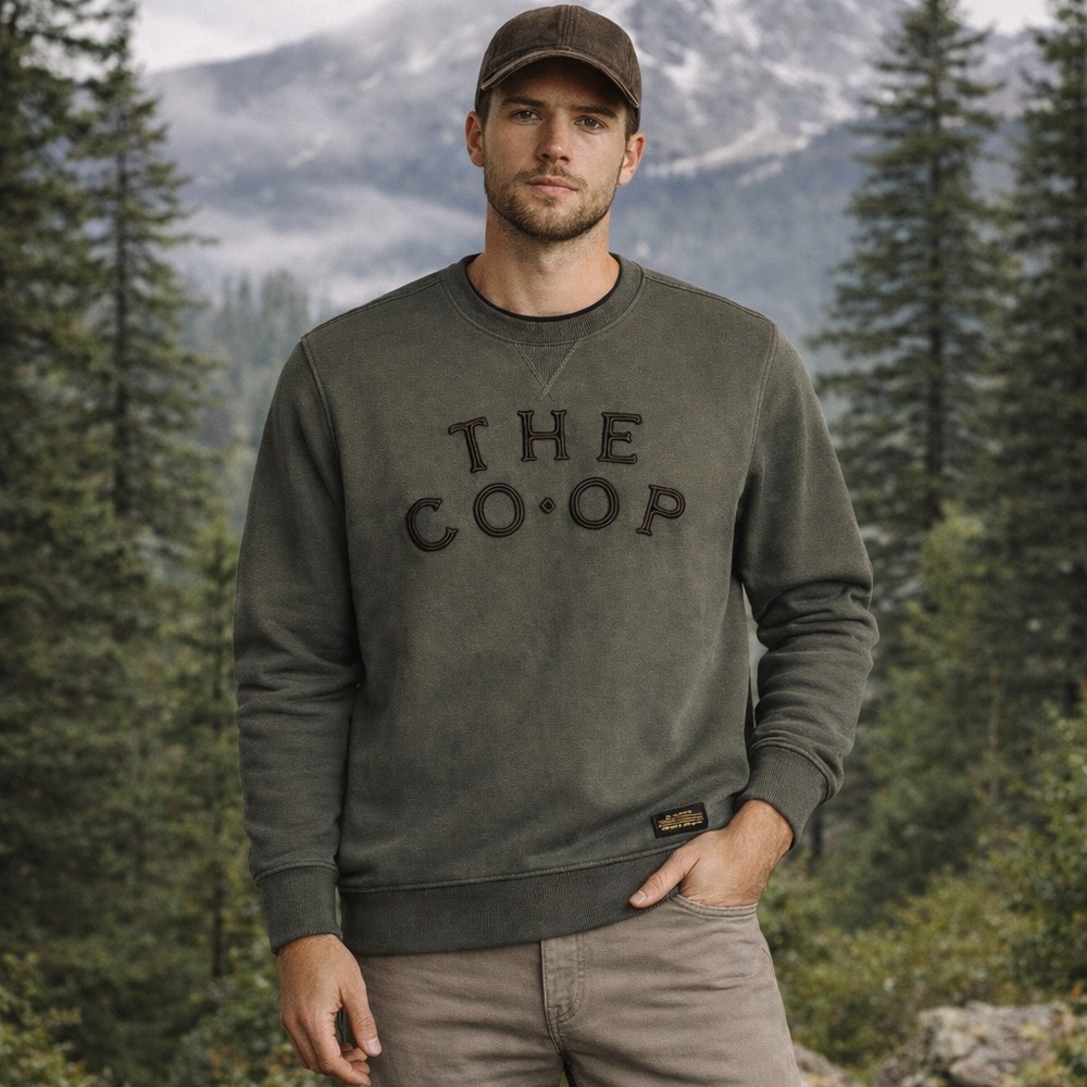 REI Olive Green Sweatshirt